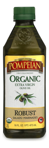 Pompeian Usda - Aceite De Oliva Virgen Extra Orgnico Robusto