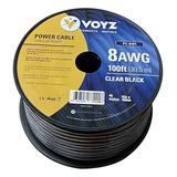 Cable Voyz Rollo Potencia Ultra Flexible 8 Gauge Negro