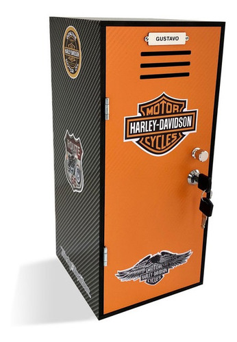 Harley Davidson Moto Organizador Mini Locker Regalo Personal