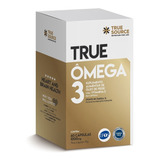 Ômega 3 True Omega - 60 Cápsulas De 1000mg - True Source Sabor Sem Sabor