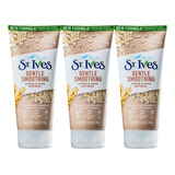 Kit 3 St.ives Esfoliante Facial 170g Gentle Smoothing Aveia