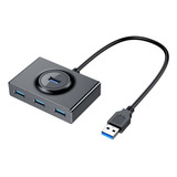 Expansor Usb 3.0 Hub 4 Puertos Transmisión De Datos De Escri