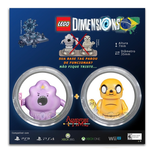 Lego Dimensions Adventure Time (compatível 71246 Team Pack)