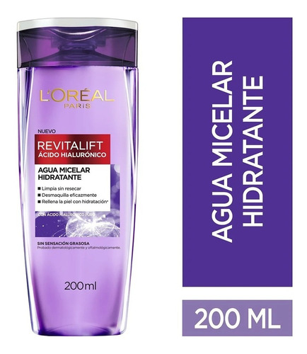 Agua Micelar Hidratante | Revitalift Á. H. | L'oreal | 200ml