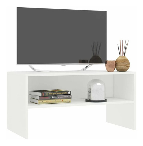 Rack Mesita Mueble Tv Led 90cm Living Hogar Melamina Muebled