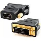 Adaptador Dvi Macho X Hdmi Fêmea