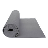 Colchoneta Mat Yoga Pilates De 5 Mm 173x61 -negro/gris