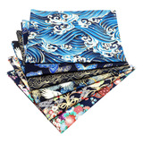 6 Piezas De 20'' X 16'' Fat Quarters Japoneses, Paquete...