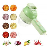 4 In 1 Portable Electric Vegetable Slicer Set