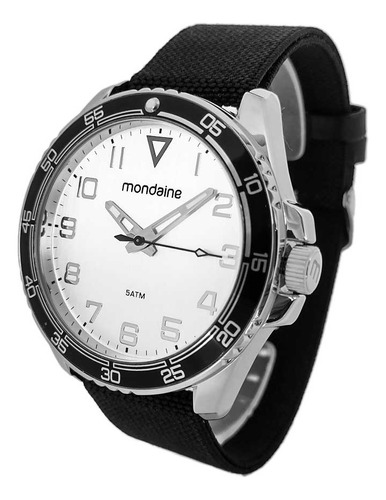 Relógio Mondaine Masculino Pulseira Nylon Prova D'água