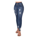 Jeans Mujer Levanta Pompa Mezclilla Premium