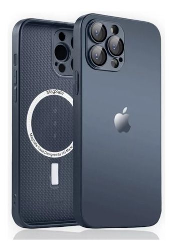Capa Luxo Vidro Fosca Para iPhone 11 12 13 14 15 Pro Max