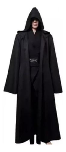 Traje De Star Wars Jedi Túnica Adulto Túnica Con Capucha Neg