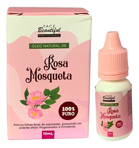 Oleo Rosa Mosqueta Facebeautiful 10ml 100% Puro Regenerador