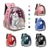 Maleta Morral Para Mascotas Burbuja Orificios De Respiración