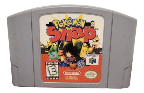 Videojuego Pokemon Snap Para N64 Usado Nintendo 64