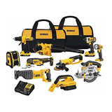 Kit Combinado De Taladro Inalámbrico Dewalt 20v Max, 10 Herr