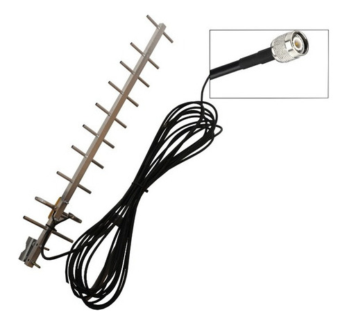 Antena Yagi Para Telefono Rural Telcel Huawei F317 Cable20mt