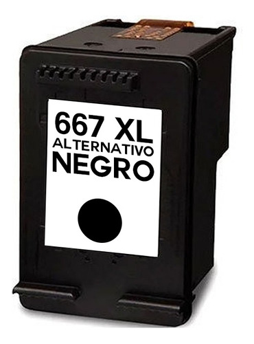 Cartucho Generico 667xl  Rialheka Printer Color O Negro