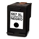 Cartucho Generico 667xl  Rialheka Printer Color O Negro
