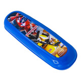 Porta Escova De Dentes Talher Infantil Plástico Transformers Cor Azul