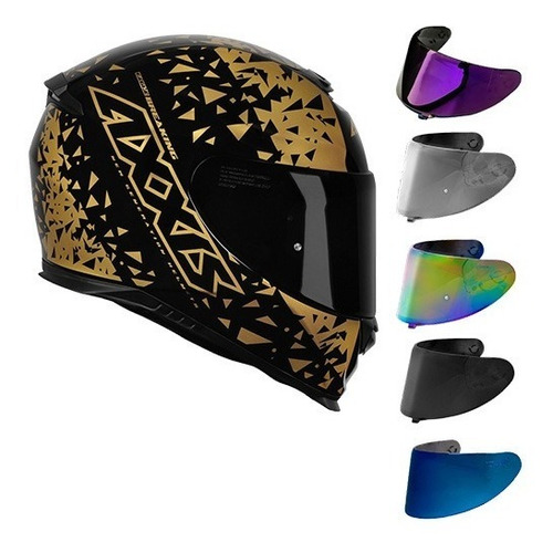 Capacete Para Moto Axxis Eagle + Viseira Axxis