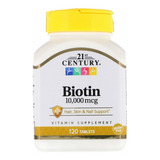 Biotina Ultra Potente 10000 Mcg 120 Caps-21st Century Natrol