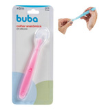 Colher Silicone Bebe Anatômica Introdução Alimentar Buba