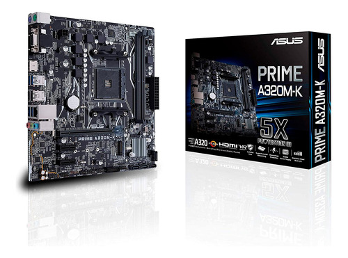 Motherboard Amd Prime A320m-k Tarjeta Madre Asus Amd Ddr4