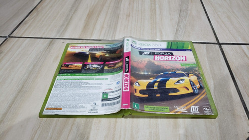 Forza Horizon Só A Caixa Sem O Jogo Do Xbox 360.  