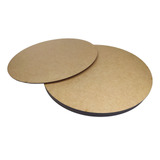 60 Un Sousplat Supla Soupla Mdf Cru 3mm Base P/ Prato 40cm