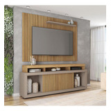 Rack Caemmun New Oscar Com Painel 1,8 Metros Buruti/fendi