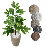 Planta Brasileirinho Artificial Permanente + Vaso Decoração
