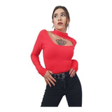 Remera De Mujer Medio Escote Viscosa Moda Nueva Temporada 