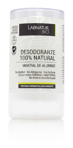 Desodorante Mineral De Alumbre 120 Gr.  Importado De España 