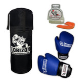 Combo Boxeo Bolsa Box + Guantes + Bucal Ideal Niño Infantil