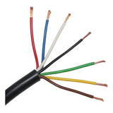 Cable Cableado Automotriz 7 Polos Vías Flexible Número 14 