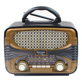 Radio Portátil Vintage Tercera Edad Fm Am Bluetooth