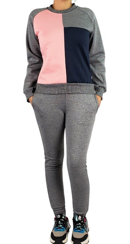 Conjunto Deportivo Mujer Invierno Buzo Jogger Y Polerón