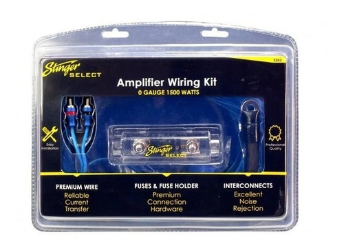 Kit De Cables Para Amplificadores 0ga Stinger Select Sonocar