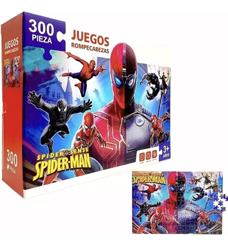 Rompecabezas Hombre Araña,spiderman 300 Pzas 