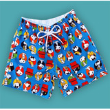 Shorts Mauricinho Infantil Moda Praia Verao Blogueirinho