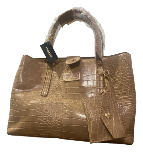 Bolsa Bebe Grande Con Monedero Aubrey Croco Satchel Original