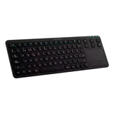 Teclado Inalambrico Usb Touchpad K-pad Compacto Acteck Color Del Teclado Negro Idioma Español Latinoamérica