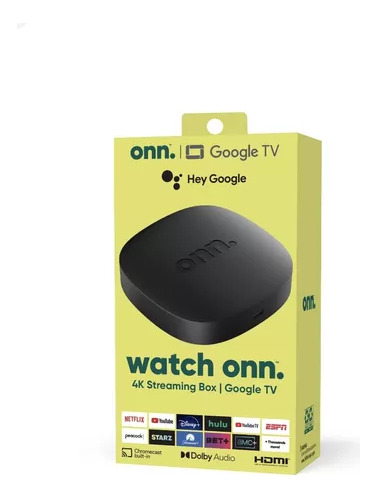 Convertidor Smart Tv Onn Android 4k Chromecast Certificado