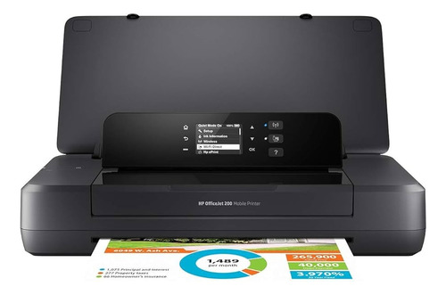 Impressora Portatil Hp 200 Mobile A4 Officejet Bivolt Cz993a