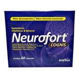 Neurofort Cognis Com 60 Cápsulas Sem Sabor