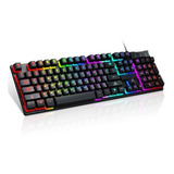 Kit De Teclado Con Mouse Gamer Con Rgb T-wofl . Tf200 Color Del Mouse Negro Color Del Teclado Negro