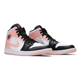 Tenis Nike Air Jordan 1 Mid Crimson Tint Originales