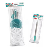 Kit Faxina Cabo Mop Giratório Fit + Cabo Extensor Flash Limp